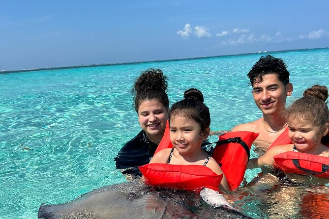 Avoid the crowd book your Private Stingraycity Charter today - Stop 3: Starfish Pointe beach time, sea stars of different sizes and colors