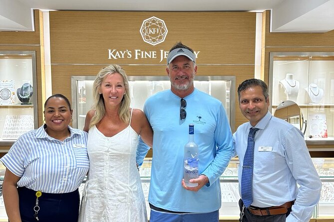 Diamonds and Cocktails a Shopping Experience in Grand Cayman - Champagne and the pace of a one-hour appointment