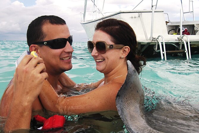 Stingray Sandbar, Snorkeling, and Starfish Point - Stop 1 at Stingray City: what your stingray swim really feels like